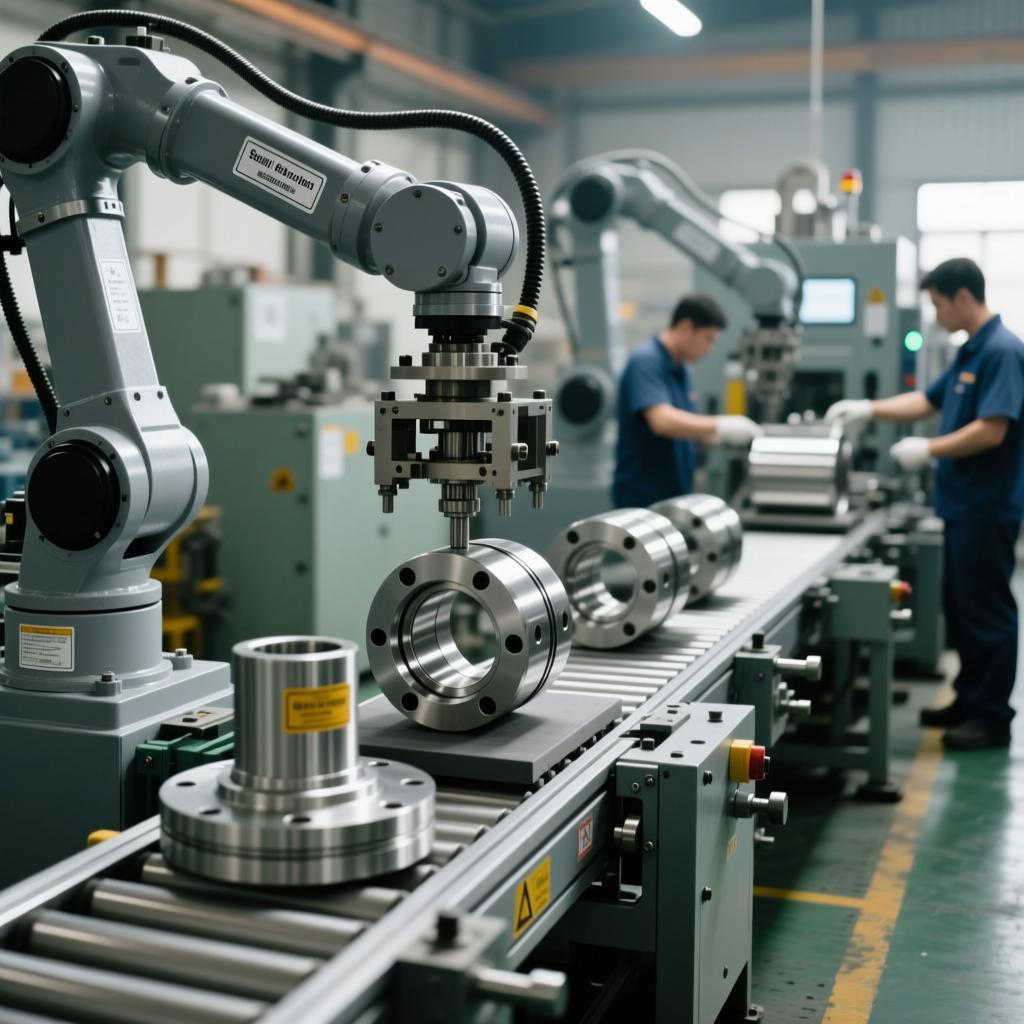 Self-lubricating bushing production line